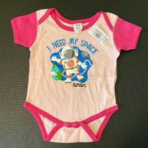 NASA Baby Girl Onesie 12-18M NWT